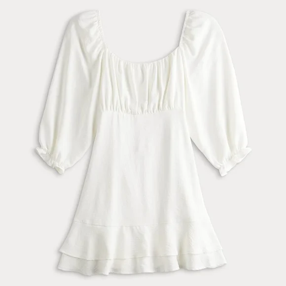 NWOT Speechless [M] Long Sleeve Tiered Babydoll Dress - Picture 5 of 5